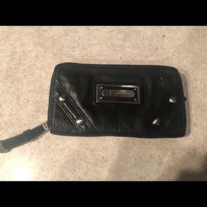 B.Makowsky Zip Around Wallet